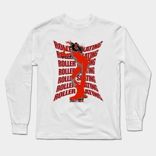 Poller Skating Long Sleeve T-Shirt